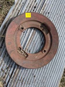 lot 84 image: Pair of Tractor Wheel Weights - #H1235B