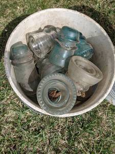 lot 103 image: Lot of Glass Insulators - Hemingray and More