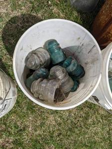 lot 105 image: Lot of Glass Insulators - Hemingray and More