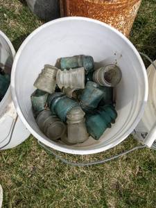 lot 106 image: Lot of Glass Insulators - Hemingray and More