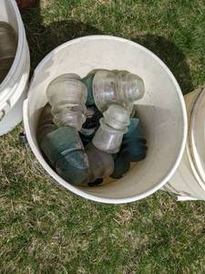 lot 108 image: Lot of Glass Insulators - Hemingray and More