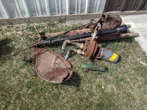 lot 112 image: Vintage Pump, Brackets and More