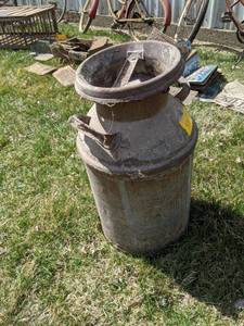 lot 119 image: Milk Can  Jug - w Lid