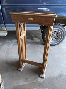 lot 153 image: Wood Church Pulpit
