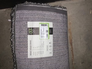 lot 13 image: UNIQUE LOOM SOLID SHAG CLOUD GRAY 8 0 X 10 0 AREA RUG. SEE PICTURES