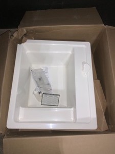 lot 42 image: MUSTEE VECTOR 22 IN. X 25 IN. FIBERGLASS SELF-RIMMING MULTITASK SINK IN WHITE. SEE PICTURES