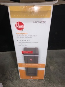 lot 51 image: RHEEM PREFERRD 32,000 GRAIN WATER SOFTENER. SEE PICTURES