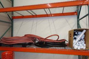 lot 184 image: Large Hoses and PVC Fittings