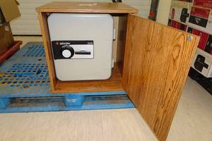 lot 169 image: Cabinet with Sentry 1200 Combination Lock Safe