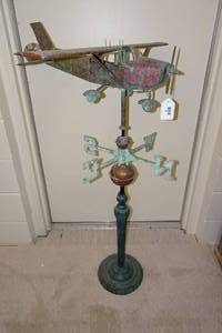 lot 86 image: Vintage Airplane Weather Vane
