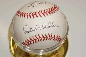lot 23 image: Dan Gladden Signed Baseball - Personalized