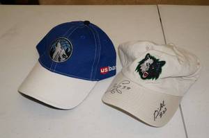 lot 49 image: Timberwolves Signed Hat