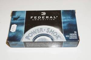 lot 115 image: 20 Federal Power-Shok .30-06 Sprg 180 GR Soft Point Ammo