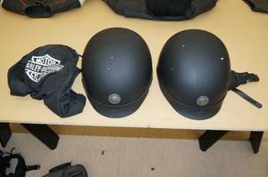 lot 149 image: 2 Harley Davidson Helmets