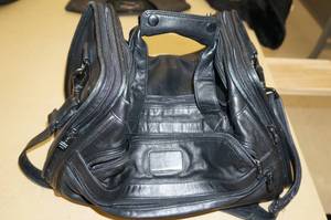 lot 145 image: Tumi Leather Duffel Bag