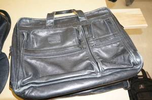 lot 144 image: Tumi Leather Laptop Bag