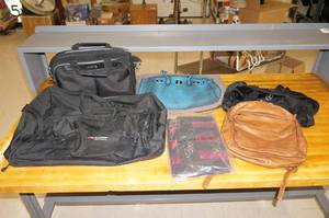lot 147 image: 6 Bags - Victorias Secret, Leather Backpack