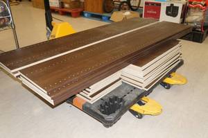 lot 181 image: Corner Wood Closet System