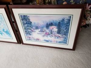 lot 51 image: 4 Framed Art