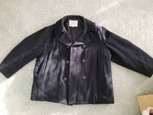 lot 117 image: Mens Wool Navy Peacoat