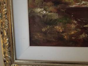 lot 17 image: Vintage Original Oil Painting