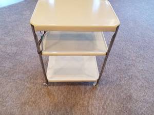 lot 87 image: Vintage Cosco Kitchen Cart