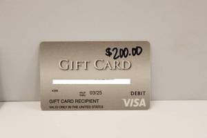 Visa Gift Card With $200