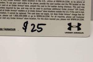 Under Armour Gift Card $25