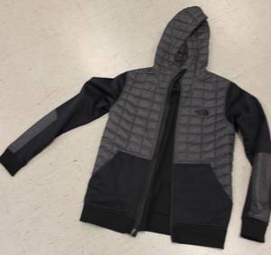 Northface Black Sweat Coat