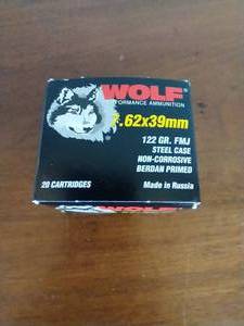 20 Rounds 7.62x39mm Ammunition