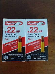 100 Rounds .22 Hollow Point Ammunition