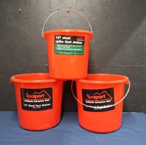 3 HEAVY DUTY BUCKETS