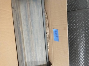 lot 109 image: Rustic Luxe 36 in. W x 10 in. D Floating Gray Decorative Shelves (Set of 2)