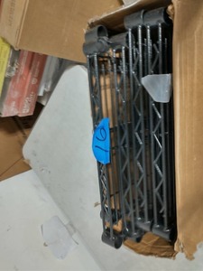 lot 16 image: Black Anthracite 5-Tier Steel Wire Shelving Unit (48 in. W x 72 in. H x 18 in. D)
