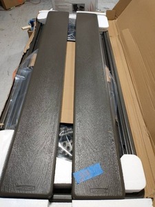 lot 29 image: LIFETIME Durable steel legs hold up to 1000 lbs. Comfortably seats eight people for easy entertaining Folds flat for easy storage and transportation