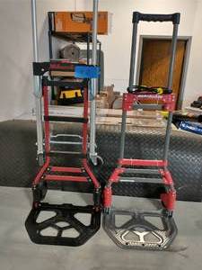 lot 40 image: 2 MILWAUKEE 150 lbs. Fold-Up DOLLY