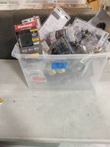 lot 83 image: BOX OF MIXED HARDWARE