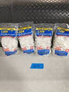lot 104 image: 4 BAGS OF QEP LASH Curved Floor Tile Leveling System, Clips Part A (96-Pack EACH BAG )