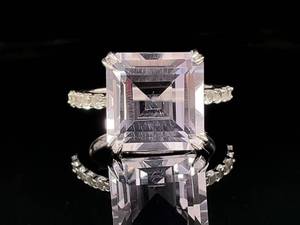 lot 67 image: Large Amethyst Statement Estate Ring $550 Retail