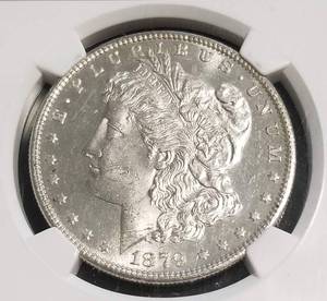 lot 01 image: 1879-S MORGAN SILVER DOLLAR MS63PL (PROOF LIKE) NGC