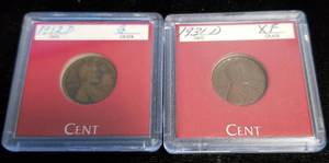 lot 17 image: 6 WHEAT CENTS 1912D 31D 39D 41 44D 44S SOME BU