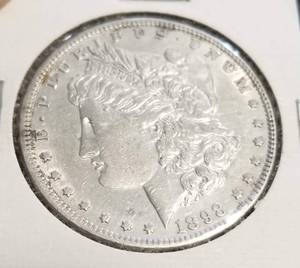 lot 26 image: 1898 MORGAN SILVER DOLLAR