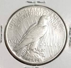 lot 33 image: 1926-S PEACE SILVER DOLLAR AU