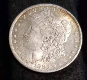 lot 36 image: 1883-O MORGAN SILVER DOLLAR UNC.
