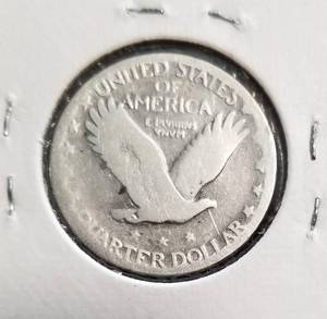 lot 52 image: 1929 STANDING LIBERTY QUARTER