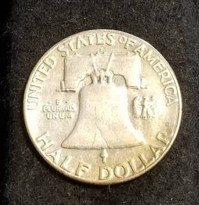 lot 53 image: 1953-S FRANKLIN HALF DOLLAR