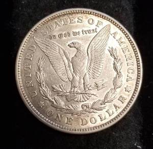 lot 58 image: 1921-D MORGAN SILVER DOLLAR