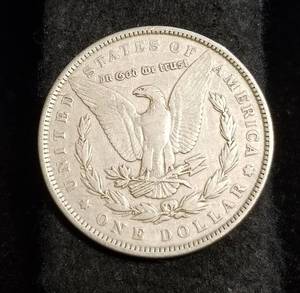 lot 49 image: 1890 MORGAN SILVER DOLLAR