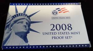 lot 26-A image: 2008 US PROOF SET IN ORIGINAL PACKAGING (14 coins)