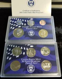 lot 44-A image: 2003 US PROOF SET IN ORIGINAL PACKAGING